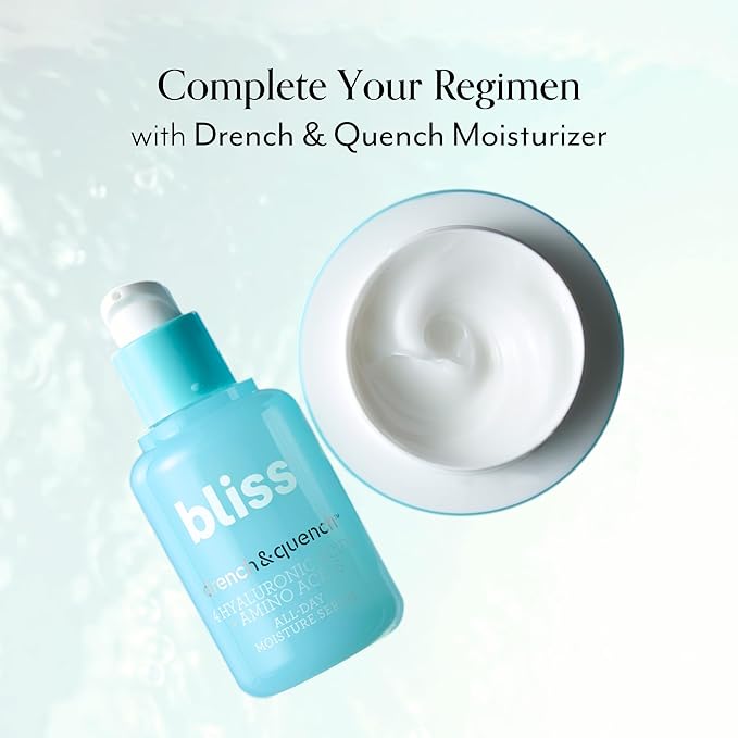 Bliss Skincare Serums Collection – Brightening, Hydrating, Clarifying & Anti-Aging Face Serums for All Skin Types, Vegan & Cruelty-Free (1 Fl Oz, 06 - Hyaluronic Acid Super Serum)