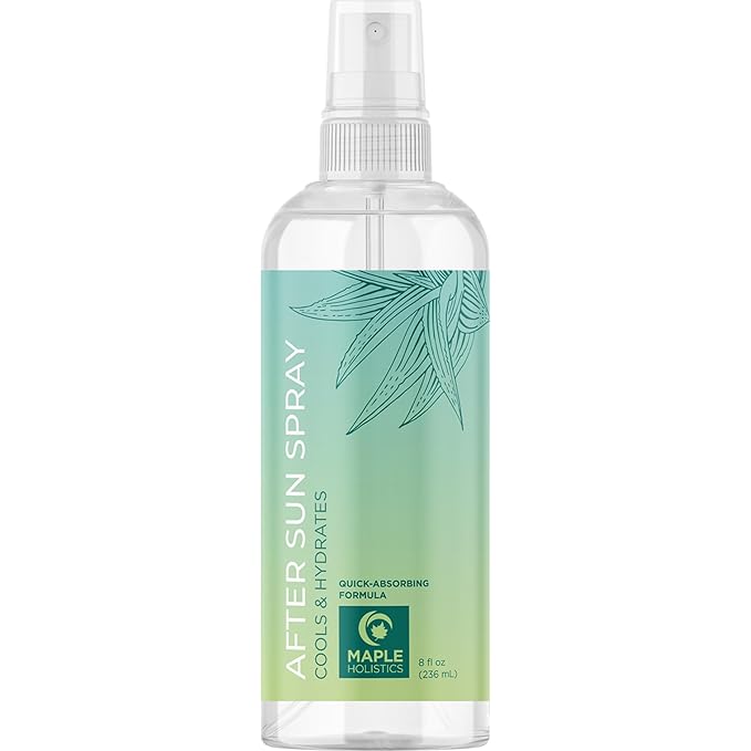 Soothing Aloe After Sun Spray - Rehydrating Aloe Spray for Sunburn Relief for Cooling After Sun Care with Vitamin E Hyaluronic Acid & Cucumber Extract - Vegan Cruelty Free & Dermatologist Tested