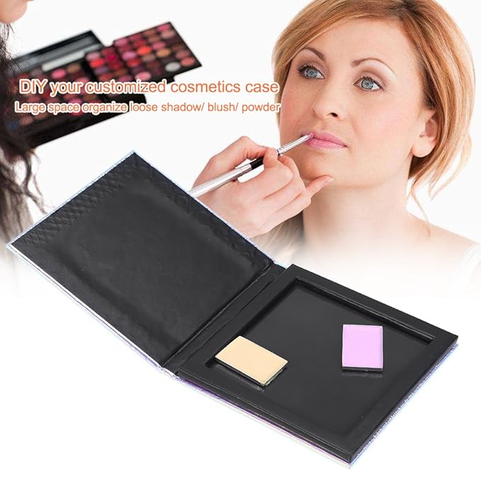 Magnetic Makeup Palette Empty,Magnetic Cosmetics Palette, Change Colour Grident Eyeshadow Powder DIY Makeup Storage Box