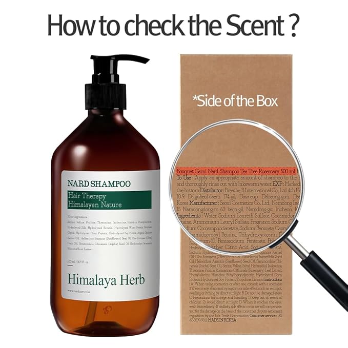 NARD Hair Shampoo Tea tree Rosemary 16.9 Fl Oz - Strong Vitality from Himalayas - Natural Surfactants giving Soft Cleansing - Argan Olive Jojoba Macadamia Sunflower Oil - Rich in Protein Amino Acids