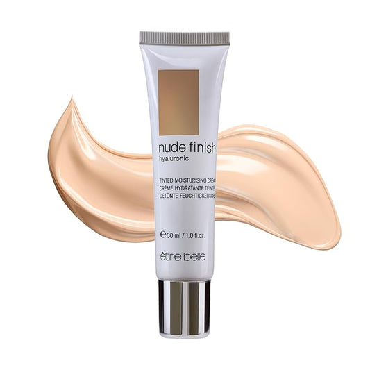 être belle Cosmetics Hyaluronic Tinted Moisturizing Cream, Skin Care for Women with Hyaluronic Acid, Vitamin E & Grape Seed Oil, Long Lasting, Natural Coverage, for All Skin Types, 30 mL