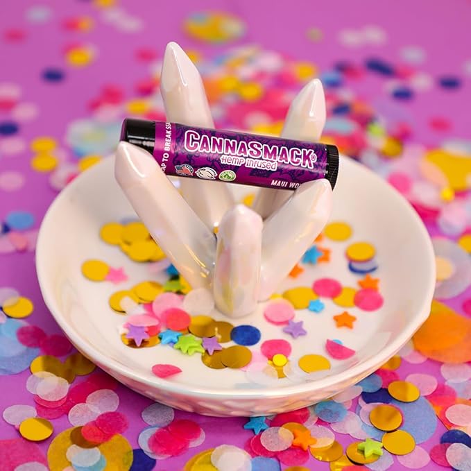 CannaSmack Natural Hemp Lip Balm - Tropical Flavor