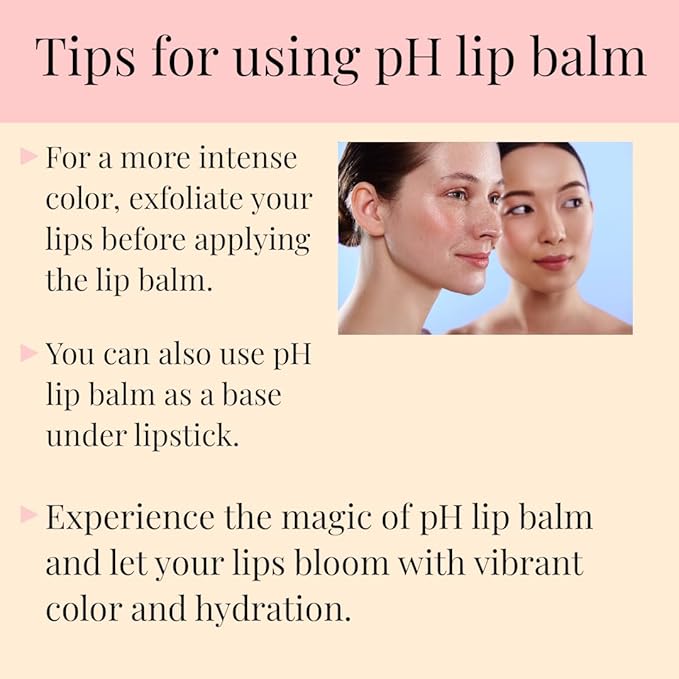 Priscilla Wild Cherry pH Lip Balm, Flavored, Vegan, No Animal Cruelty