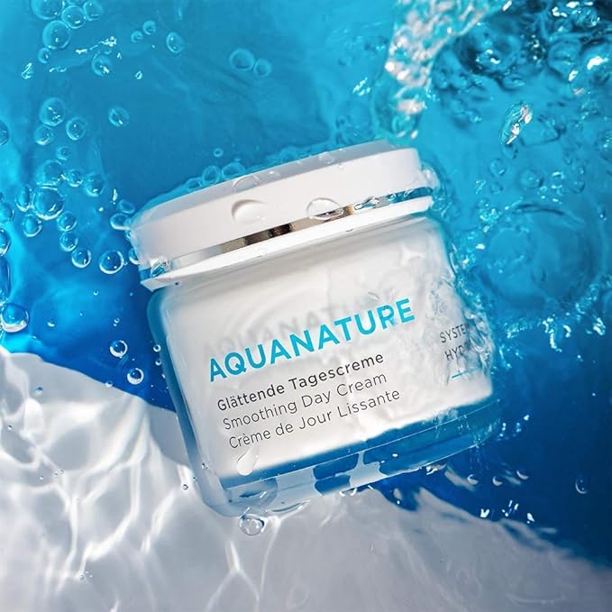ANNEMARIE BÖRLIND - AQUANATURE Smoothing Day Cream - Aloe Algae and Hyaluronic Acid Facial Moisturizer - Smooths, Regenerates, Rehydrates - 1.69 Fl Oz
