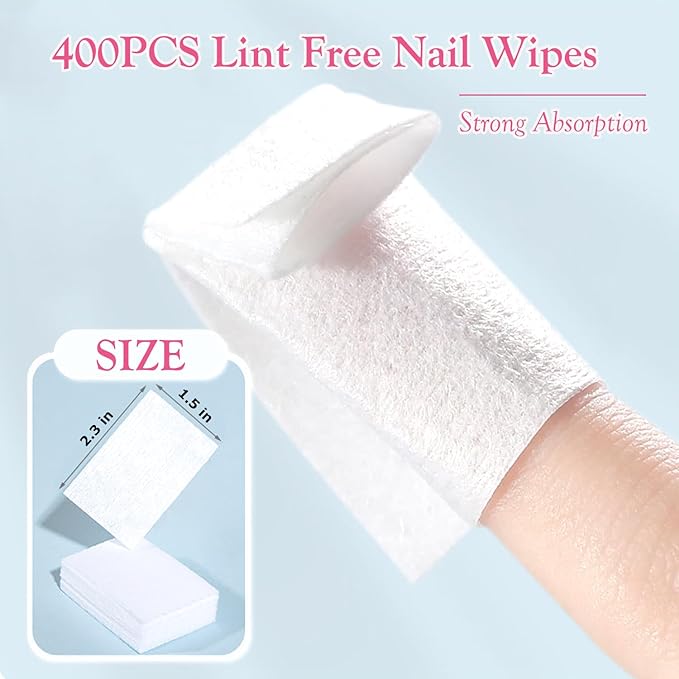 Gel Nail Polish Remover Tools Kit with 10PCS Nail Clips,100ML Nail Polish Remover Bottle,Nail File, Buffer Block,Cuticle Pusher/Peeler,Lint Free Wipes,Nail Brush,Nail Care Cuticle Pads