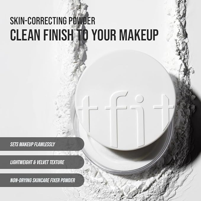 Translucent Set Finishing Powder - Sebum Control Face Loose Powder, Matte & Silky Finish, Lightweight, Long-lasting, Korean Makeup, 0.24 Oz. (02 Skin Beige, 0.24 Oz.)