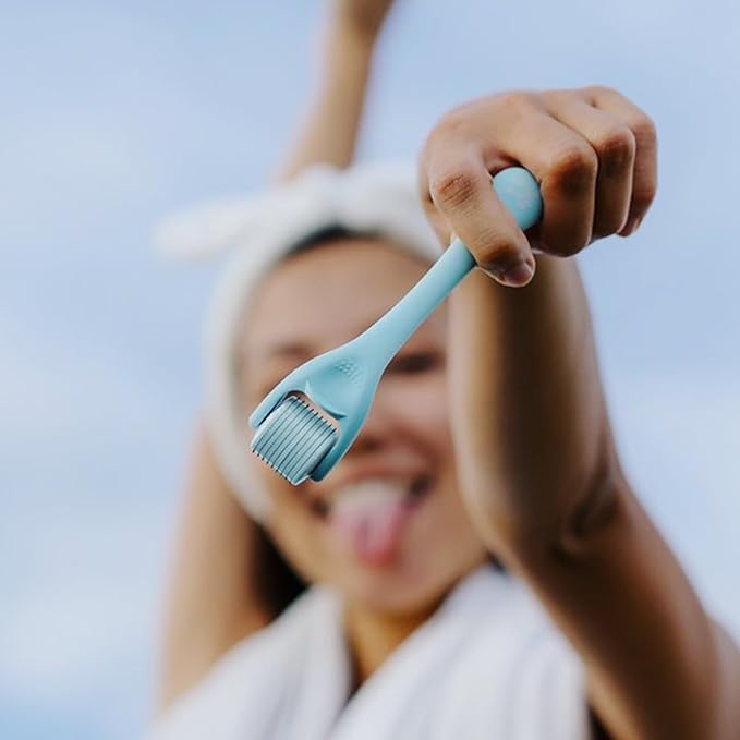 ROSELYNBOUTIQUE Microneedles Derma Roller for Hair Beard Facial Skin Men Women