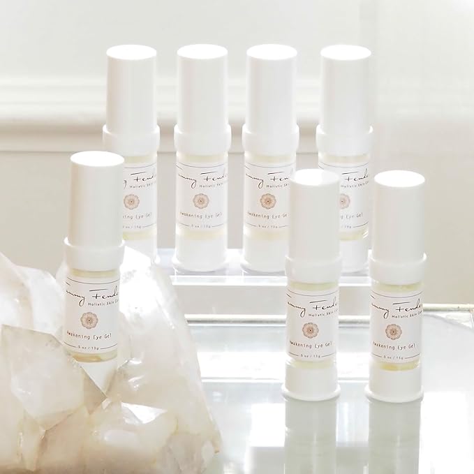 Natural Awakening Eye Gel | Organic, Cruelty-Free, Non-Toxic | Soothe and Quench Tired Eyes, Hydrating, Moisturizing, Lightweight (.5 oz | 15 g)