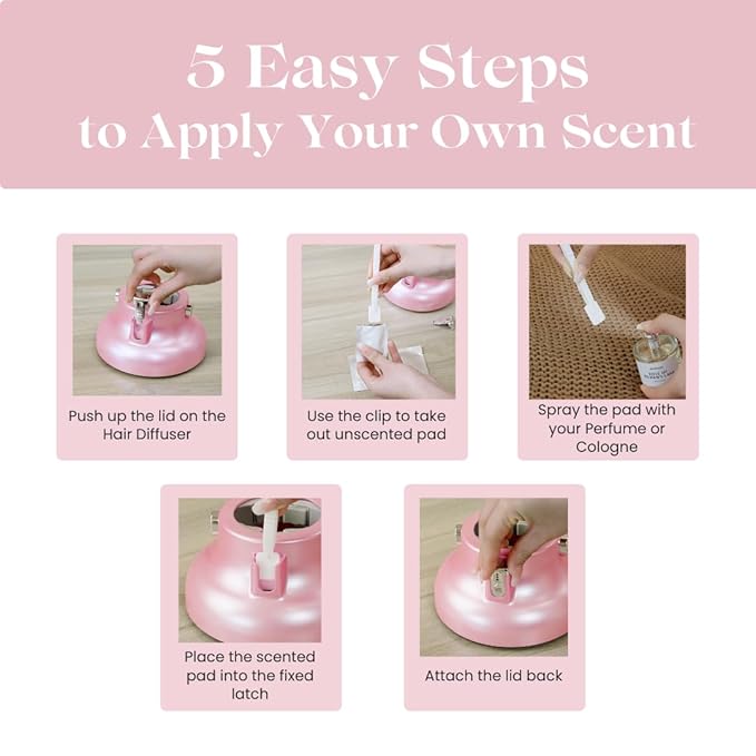 Universal Hair Diffuser “Super Sturdy” 1.7 Inch to 2.6 Inch for Natural Curly and Wavy Hair, Hair Dryer Attachment (Black 2 Aroma Upgrade)