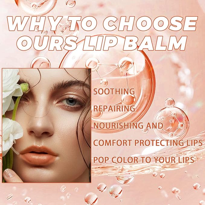 Lip Glow Oil Set, 2 Pcs Comforts Plumping Lip Oil, Refreshes Hydrating Lip Gloss Oil, Non-sticky Lip Plumper Gloss, Nourishing Lip Oil Tinted Lip Balm Lip Care, Soothes Tinted Lip Oil For Dry Lip