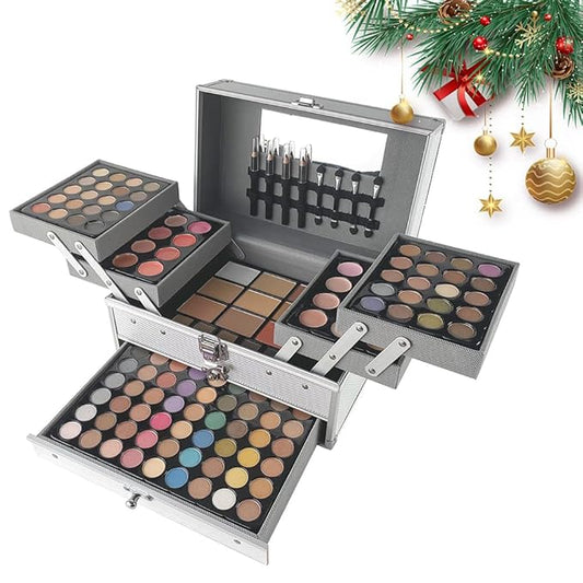 VERONNI 132 Colors All In One Makeup Palette For Women, Eyeshadow Makeup Palette Set, Professional Full Eye Makeup Kit Lipstick Concealer Contour Face Makeup Cosmetics Kit (132 colors)