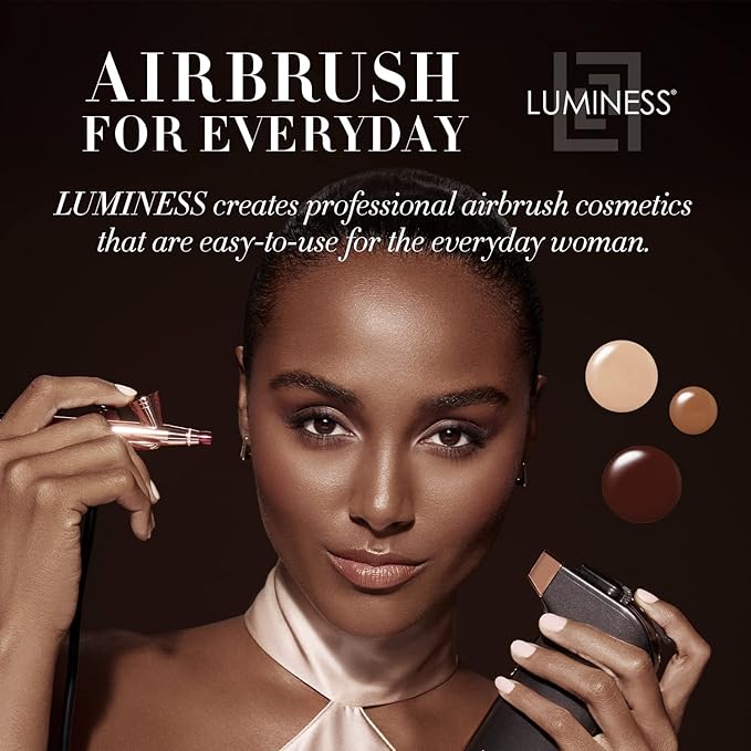 Luminess Air Silk 4-In-1 Airbrush Foundation- Foundation, Shade 150 (.5 Fl Oz) - Sheer to Medium Coverage-Anti-Aging Formula Hydrates and Moisturizes - Professional Makeup Kit for Cordless Air Brush