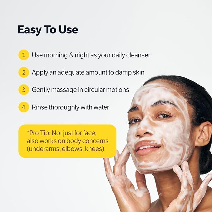 SUNGBOON EDITOR Kojic Acid Niacinamide Face Wash | Turmeric Cleanser for Dark Spots & Radiance | Korean Skin Care with Hyaluronic Acid | Gentle Makeup Remover & Blackhead Cleanser