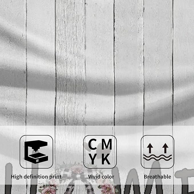 Giwawa Home Sweet Home Hand Towels Set of 2 Buffalo Check Absorbent Small Bath Towels Decorative Kitchen Guest Dish Towel for Spa Hotel