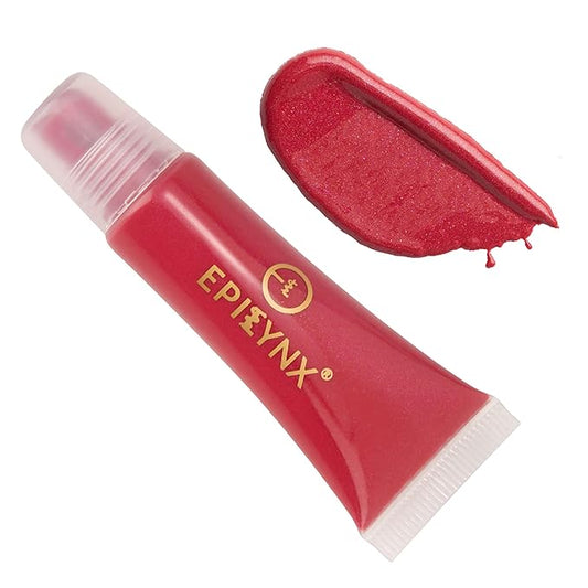 Fun Colors Vegan Lip Balm - Lightweight, Moisturizing Formula for Hydration and Long Lasting Wear - Allergen Free for Sensitive Skin - Red Strawberry EpiLynx by Dr. Liia