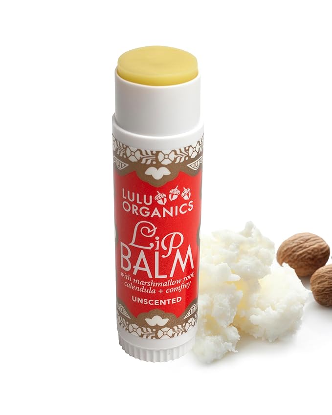 Natural Lip Balm, Nourishing and Moisturizing Premium Lip Care, Handmade Hydrating Lip Balm, Lip Treatment for Dry and Cracked Lips, Repairing and Fragrance Free, Unscented - 0.5oz