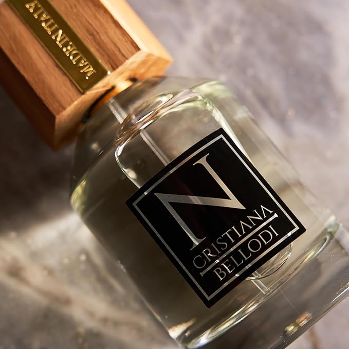 N for Unisex - Perfume for Women & Men - Long Lasting Cologne from Italy - Floral Amber Fragrance with Bergamot, Rose, Oud, Musk, and Vetiver Notes - Eau de Parfum - 3.4 oz EDP Spray