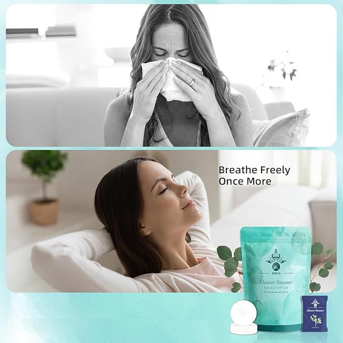 Eucalyptus Shower Steamers 18 Pack XL, Shower Steamer Aromatherapy, Shower Bombs with Essential Oils-Self Care & Birthday Gifts for Women and Men, Unique Gifts for Dad, Mother and Wife