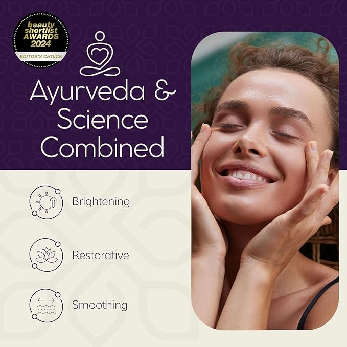 LUVIH Absolute Radiance Brightening Serum – Ayurvedic Dark Spot Corrector & Glow Serum for Women & Men – Nourishing Treatment for Dullness, Uneven Skin Tone & Sun-Stressed Skin – 30 mL