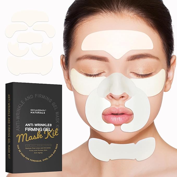 Enaskin Naturals Anti Wrinkle Face Patches Anti Wrinkle Gel Face Masks (1 Pack)
