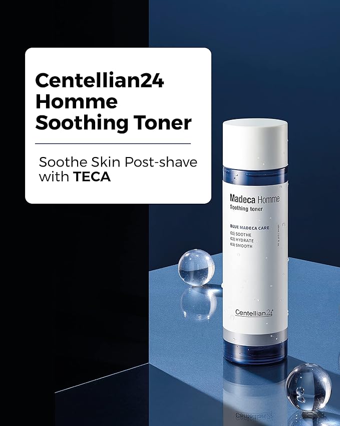 Centellian 24 Homme Soothing Facial Toner with TECA, Centella Asiatica, Vitamin E - Skin Care for Men (5.07 fl oz) by Dongkook Pharmaceutical