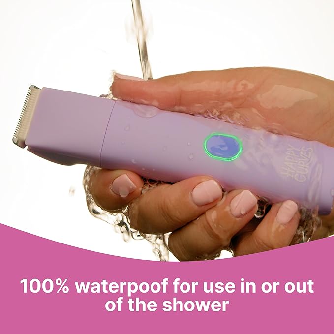 Smoothie Bikini Trimmer - Electric Razor for Women, Waterproof Hair Groomer with Adjustable Guards, Personal Shaver for Pubic Hair, Ladies Intimate Shaver and Body Trimmer (Guava)