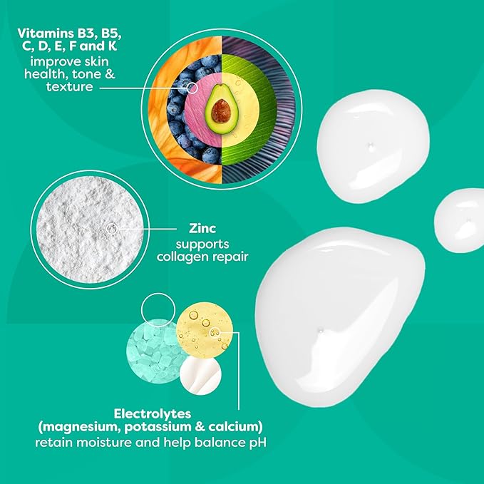 TruSkin Facial Serum with 11 Plant-Derived Vitamins & Minerals for Radiant, Healthy-Looking Skin – Powerful Antioxidants and Nourishing Vitamins for Skin Nutrition, 1 fl oz