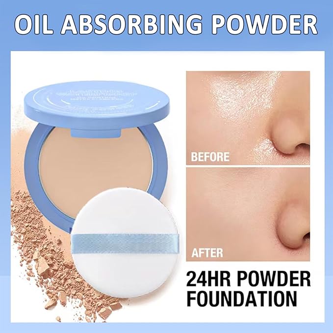 Maycheer Face Powder, Maycheer Lasting Waterproof Face Powder - Oil Absorbing Powder for Face, Lasting and Waterproof (05# SOF THONEY, 0.35 Ounce)