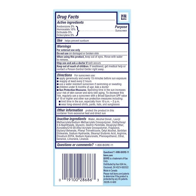 Biore UV Aqua Rich Daily Hydrating Facial Moisturizer with SPF 50 | Oil Free Sunscreen & Primer for Makeup with Hyaluronic Acid, No White Cast, Non-Comedogenic, For Sensitive Skin, 1.7 Oz, 3pck