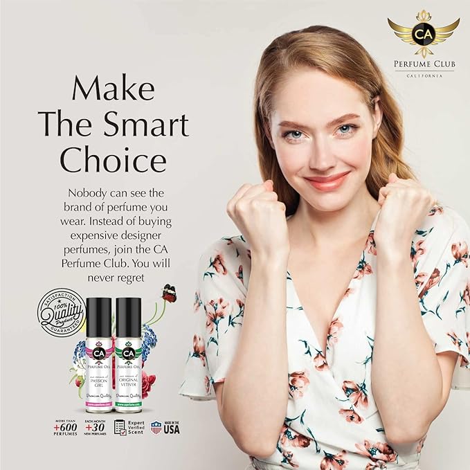 CA Perfume Impression of Bloom For Women Replica Fragrance Body Oil Dupes Alcohol-Free Essential Aromatherapy Sample Travel Size Concentrated Long Lasting Attar Roll-On 0.3 Fl Oz/10ml