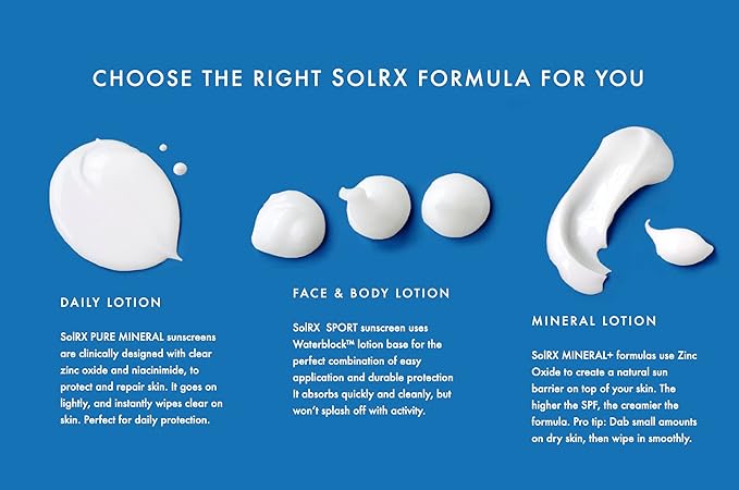 SolRX SPORT SPF 50 Sunscreen, Oxybenzone Free, Broad Spectrum UVA/UVB, Fragrance Free, Reef Friendly (Pack of 2)