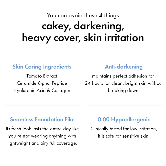 Amuse SEOUL Ceramic Skin Perfector Cushion Foundation Refill | Long-lasting, Lightweight, Semi-matte, Flawless Coverage, Hypoallergenic, Korean Beauty, Vegan(15g / 0.52 oz.) ([REFILL] 01 PORCELAIN)