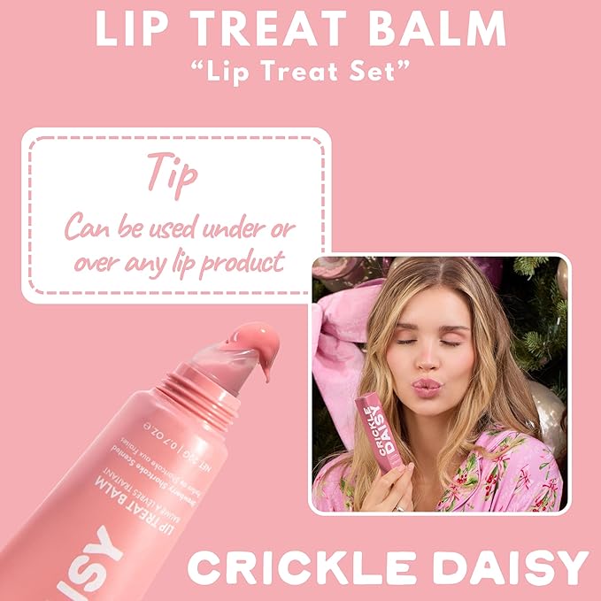 Lip Treat Balm - Hydrating & Nourishing Lip Balm with Avocado, Olive, and Coconut Oils - Softening Lip Moisturizer & Protection for Very Dry Lips - Set Of 4, 0.7oz Each