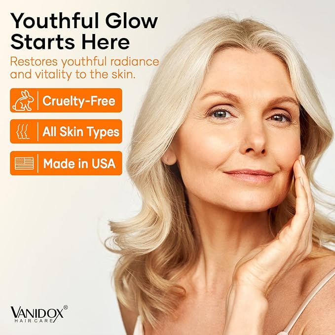 Super Vitamin C Serum for Women Over 70, All-In-One Formula, Made in USA, Hydrates, Firms, Lifts, and Targets Wrinkles, Age Spots, and Fine Lines, Vitamin C Serum (1fl oz)