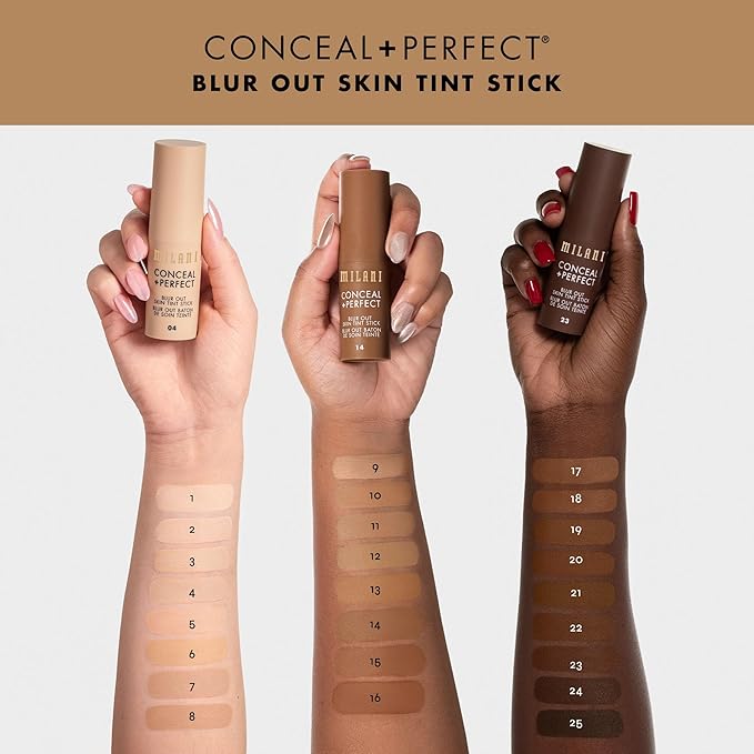 Milani Conceal + Perfect - Skin Tint Stick, Blur Out Tinted Moisturizer Makeup, Shade 022
