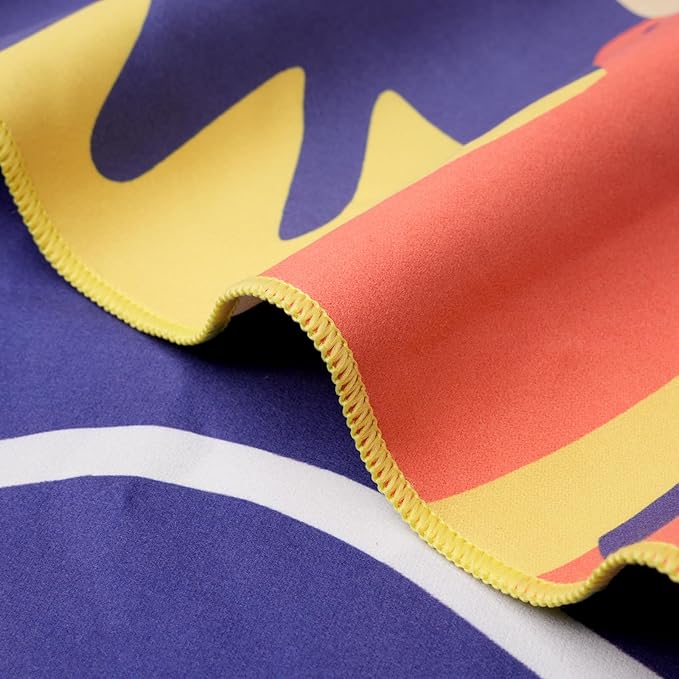 Eunzel Microfiber Kids Beach Towel, Quick Dry Towels for Girls & Boys Sand Free Travel Towel for Beach, Camping, Swim Pool 60"x30"，Colorful Dinosaur