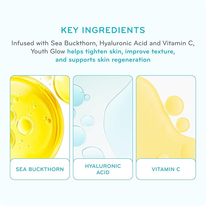 pürlisse Youth Glow Vitamin C CC Cream with SPF 50 - Color Corrector Enriched with Sea Buckthorn, Vitamin C & Hyaluronic Acid - Boosts Radiance & Youthfulness - Paraben-Free - Fair (1.4 oz)