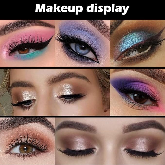 9 Colors Blue Champagne Gold Matte Shimmer Eyeshadow Palette for Eye Makeup,High Pigmented Silver Brown Eye Shadow Primers Powder Palet de sombras de ojos