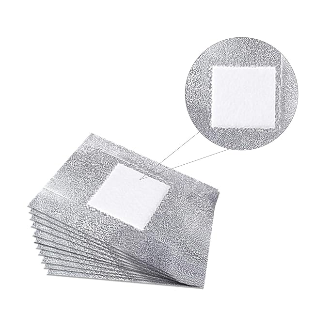 Gel Nail Polish Remover Set - Foil Nail Wraps/Wipes 300 Pcs Soak Off Gel Remover Foils Nail Wraps & 1 Pc Rose Gold Double Head Cuticle Pusher Peeler Scraper