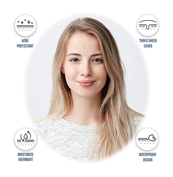 Celavi Acne Spot Treatment Hydrocolloid Patch (Acne Treatment, 48 Count)