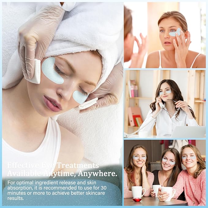 Under Eye Patches for Dark Circles, Eye Masks Gel - Reduce Puffiness and Fine Lines