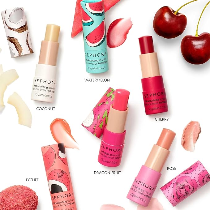 SEPHORA COLLECTION Clean Lip Balm & Scrub Dragonfruit