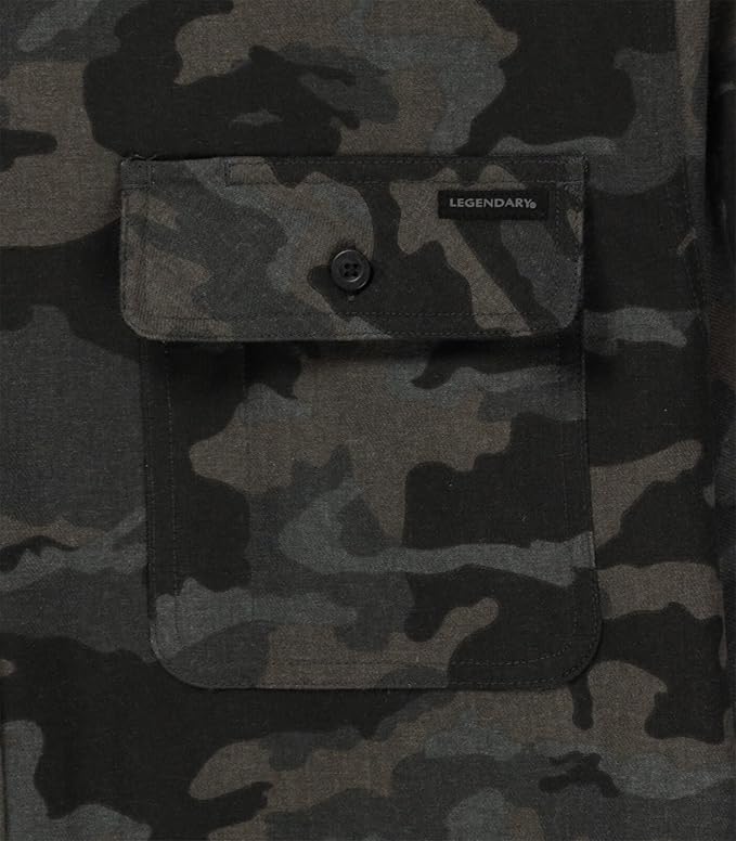 Legendary Whitetails Men's Flannel Shirt Long Sleeve Button Down 100% Cotton