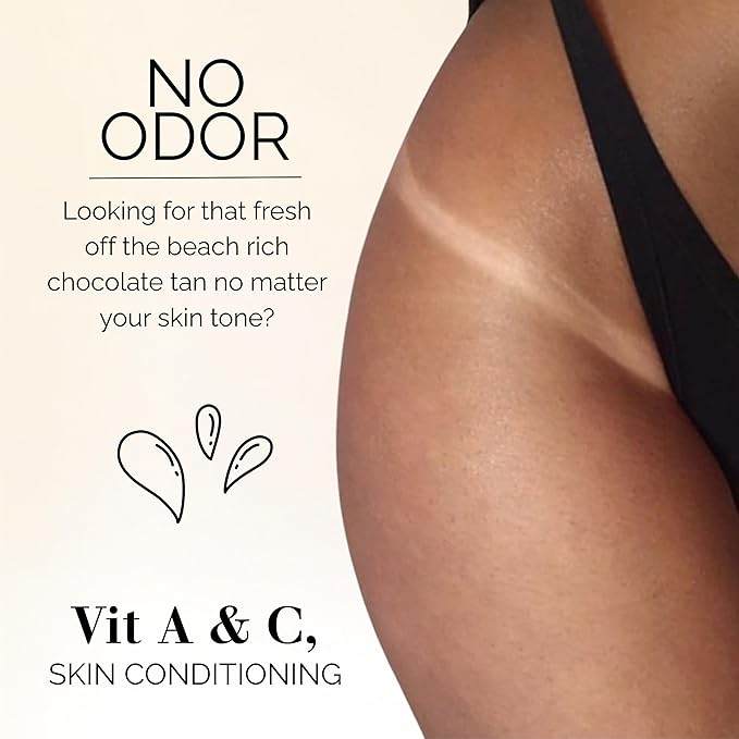 SunFX Caribbean Chocolat-All Natural Spray Tanning Solution(1L/33.8 fl oz, MID SUMMER)