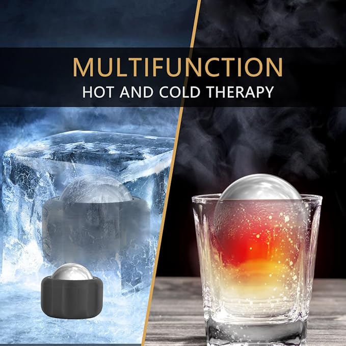 Cryosphere Cold Massage Roller Ball-FSA Eligible-Massage ice Ball, Cold and Hot Massage Ball, Lymphatic Drainage Massager, Massage Roller Ball, Plantar Fasciitis Release Ball