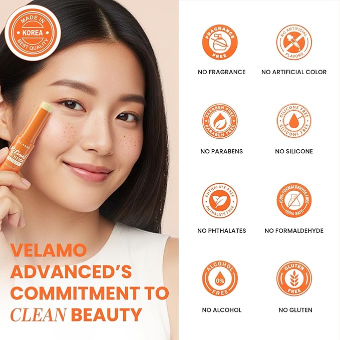VELAMO ADVANCED Retinol Eye Balm Stick: Made in Korea, Travel Essentials, Upgraded 8-in-1 Formula with Collagen, Niacinamide & Peptides – Under Eye Cream for Dark Circles, Puffiness & Wrinkles 0.35oz