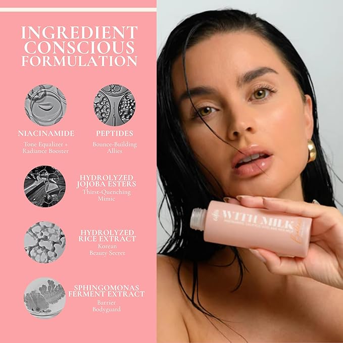 ed&i Toner for Face with Milk Active Essence – Hydrating Milky Facial Toner for Women, Lightweight Skincare for Delicate Skin – Gentle, Nourishing Milk Formula – 3.4 fl oz