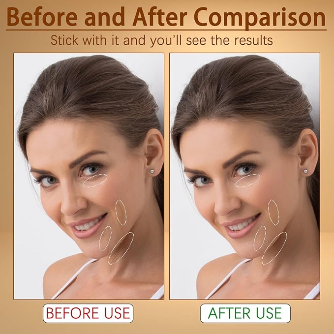 VGY 7-in-1 Face Massager Tool with Heat, Red Light Therapy for Face, Wrinkles, Double Chin (White)