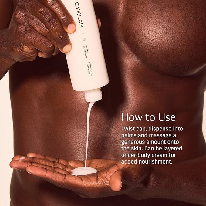 Ceramide Milky Essence – Unscented Body Lotion for Dry, Sensitive Skin – Lightweight Hydrating Ceramide Moisturizer for Skin Barrier with Polyglutamic Acid & Hydroxyethyl Urea - 8 fl oz