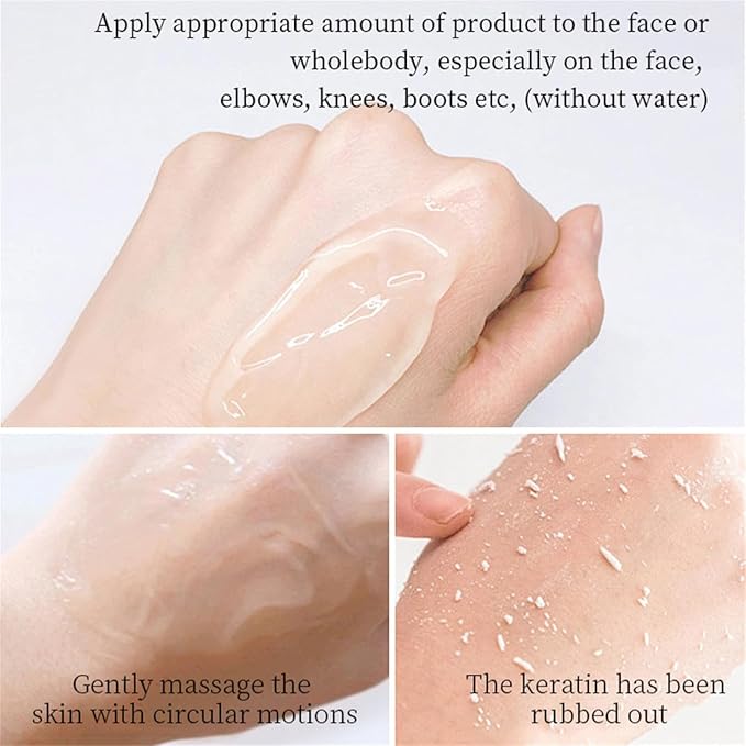 Exfoliating Gel, Exfoliate Glow Purifying Exfoliating Gel for Dark Spot Remover Facial Exfoliator Cleanser, Deep Cleansing Facial Cleanser Scrub for All Skin Types (3pcs)